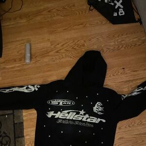 Hellstar Black Graphic Men's Sweater